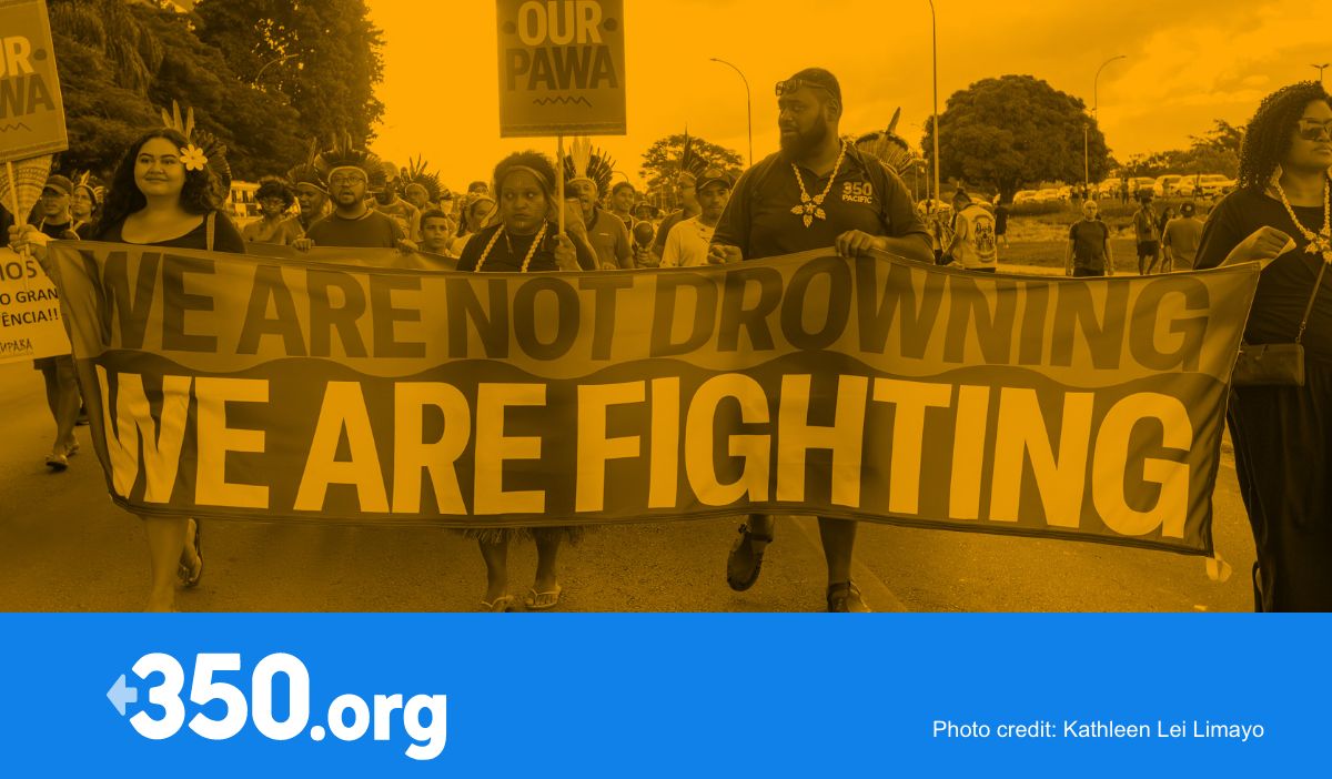 Pawa protest rally. 350.org