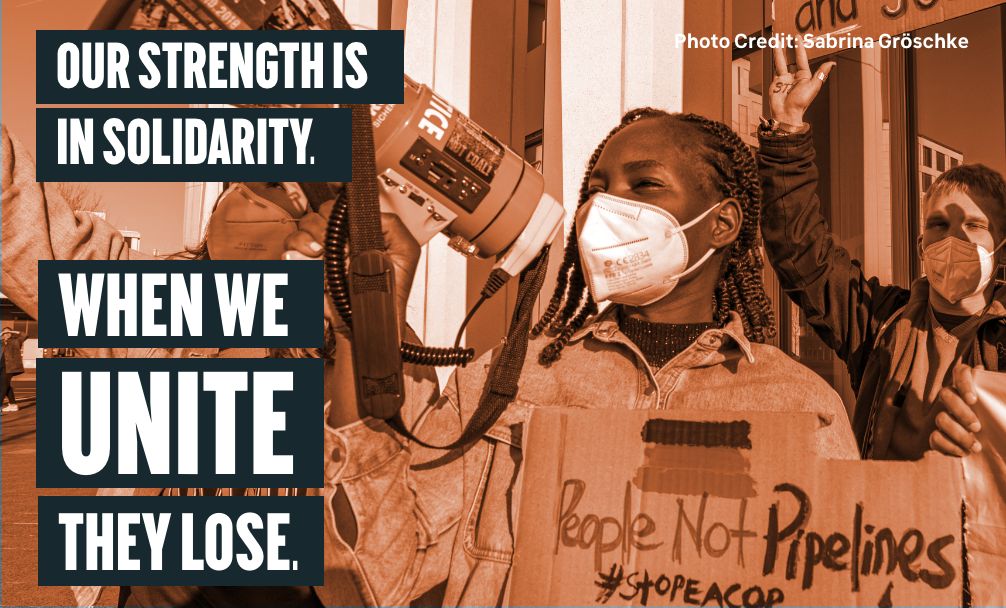 Our strength is in solidarity. When we unite, they lose.