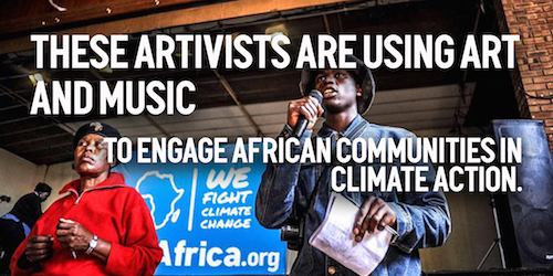 These artivists are using art and music to engage African communities in climate action